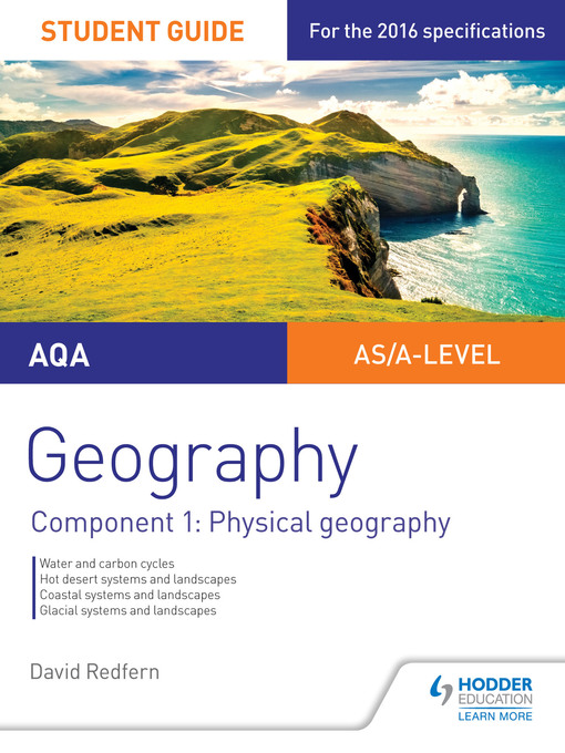 Title details for AQA AS/A-level Geography Student Guide by David Redfern - Wait list
